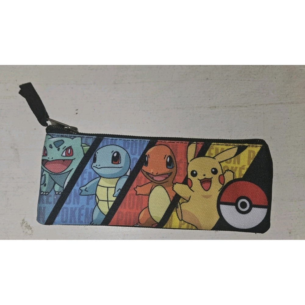 Pokemon Pikachu Zipper Cloth Pencil Case Bioworld